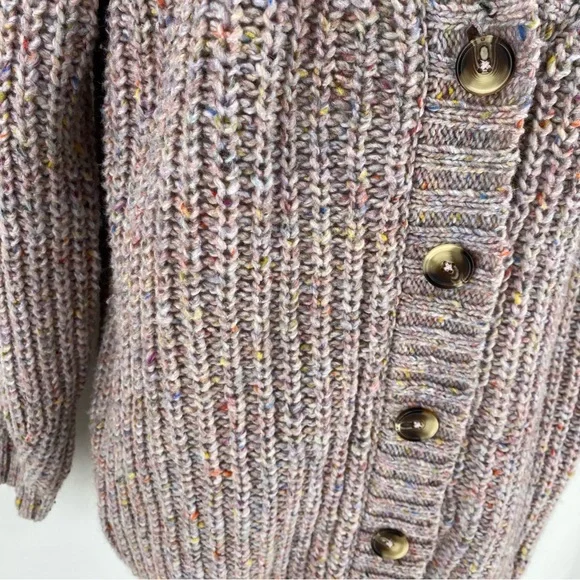 Falls Creek lavender knit cardigan - Picture 6 of 12